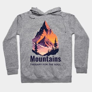 Mountains, therapy for the soul Hoodie